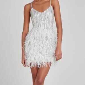 Nadine Merabi Silver Christy Dress